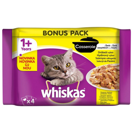 detail Whiskas kapsa 4ks x 85g Casserole 1+ (13)