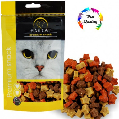 detail Fine cat Doypack 80g - Snacks hvězdička mix (14)