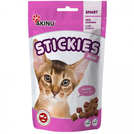 chi tiết AKINU Mini Stickies 50g - Hovězí, krůtí, losos (10)