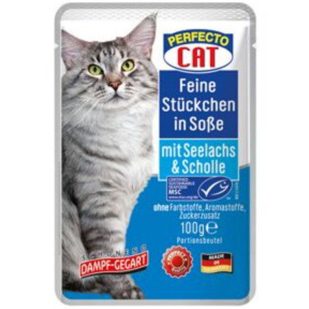 chi tiết Perfecto Cat 100g kapsa Feine - treska a platýs v omáčce (20)