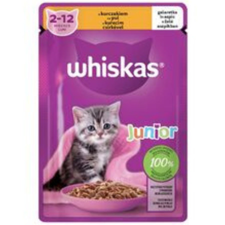 detail Whiskas kapsa 85g Junior kuřecí ve šťávě (28)