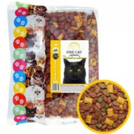 chi tiết Fine cat Exclusive 400g - Drůbeží se zeleninous a polštářky