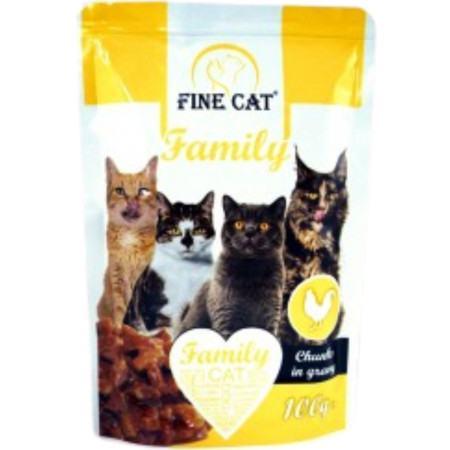 chi tiết Fine cat Family kapsička 100g - Kuřecí (24)