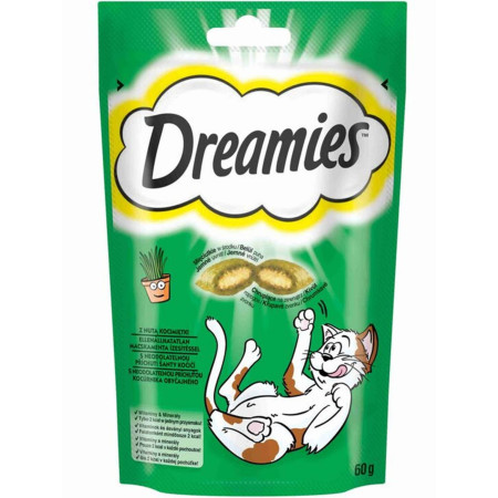 chi tiết Dreamies pochoutka 60g Catnip (6)