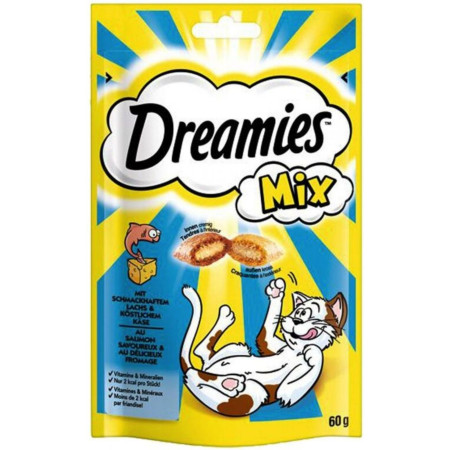 detail Dreamies pochoutka 60g Mix Sýr & Losos (6)