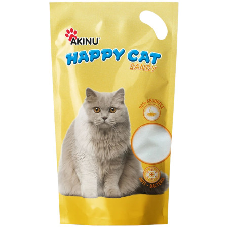 detail Akinu Happy Cat Sandy 7,2l stelivo