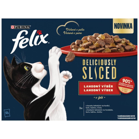 chi tiết Felix Deliciously Sliced 12x80g Lahodný výběr (4)