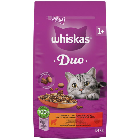 chi tiết Whiskas granule 1,4kg DUO s jehněčím a krůtím FD49E (6)