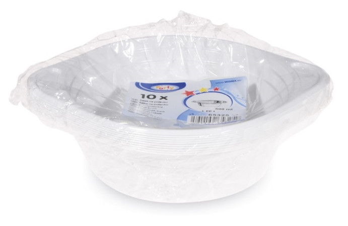 chi tiết Miska plastový hluboký 500ml/10ks - BAT NHUA (20/bal)