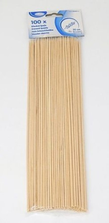 detail Gastro Špejle hrocené lipové 30cm/100ks W66753