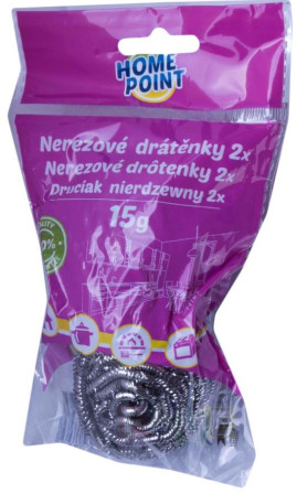 detail Home point Drátěnka nerezová 15g 2ks 50/bal