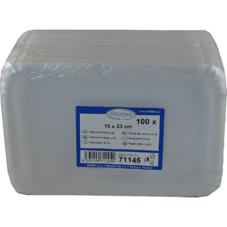 detail Gastro Talíř papírový č. 5 (16x23cm) - 100 ks