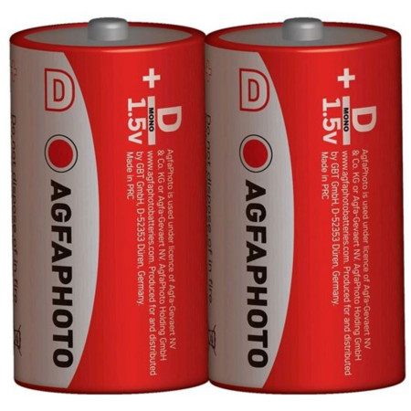 chi tiết AgfaPhoto zinková baterie R20/D, shrink 2ks