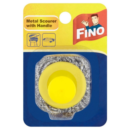 detail Fino drátěnka s rukojetí Metal Scourer 1ks