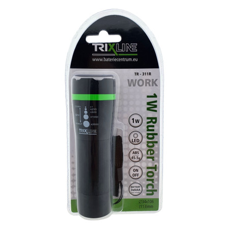 detail Trixline Svítilna 1W LED zelená (den pin)