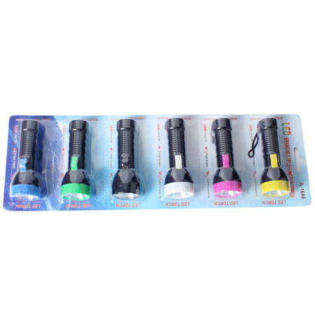 detail Baterka LED JL-16A6 (6ks/bal) (den pin)