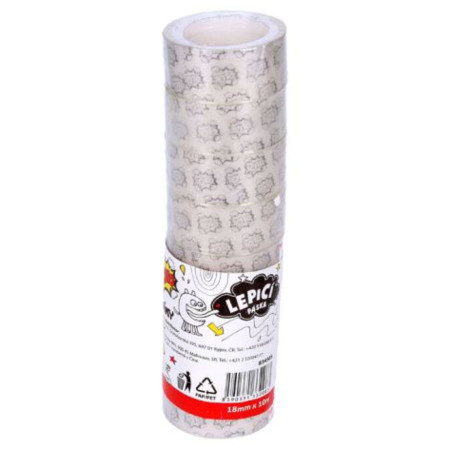 chi tiết Lepící páska 18mm x 10m 8ks průhledná W834505