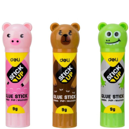 chi tiết DELI Lepidlo GLUE STICK zvířátko 9g G200047 (12ks)