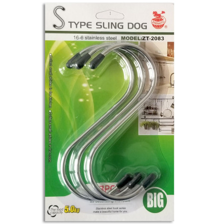 detail Háčky kovové 