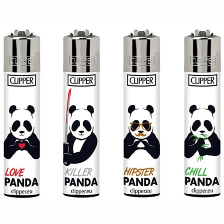 detail Clipper plynové zapalovače Killer Panda