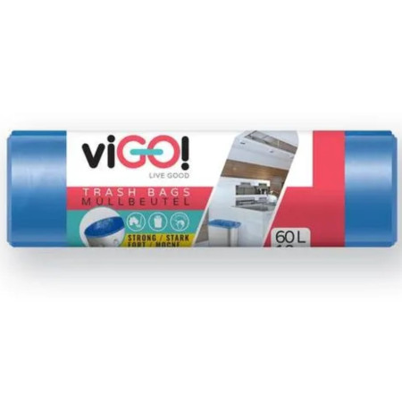 detail Vigo odpadkový pytel 60L 10ks LDPE - Modrý (16)
