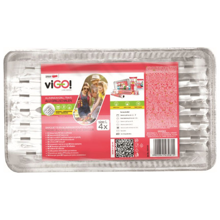 chi tiết Vigo Grilovací tácky 4ks