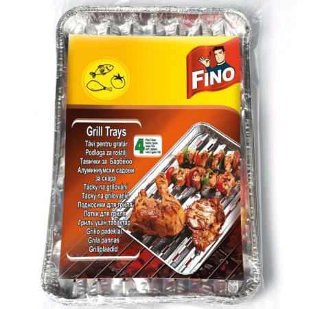 detail Fino Grilovací tácky 4ks