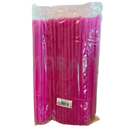 chi tiết ESHOP - Slámky (Brčko) plastové 250x8mm 100ks růžové