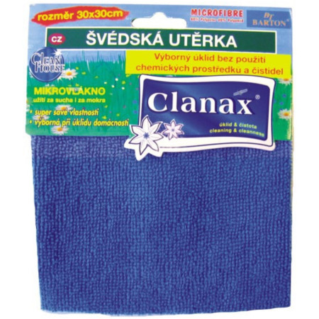 detail Clanax švédská utěrka 30x30cm 205g - Modrá (bal/20ks)