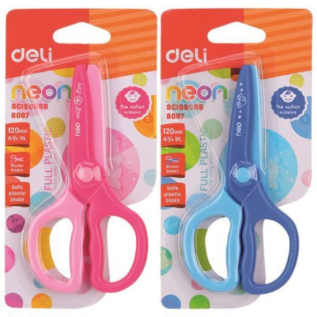 detail Deli nůžky dětské NEON 120mm plastové (12)