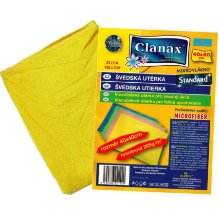 chi tiết Clanax švédská utěrka 40x40cm 205g - Standard mix barev (bal/20ks)