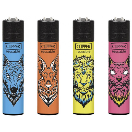 detail Clipper plynové zapalovače Animal Squad 3