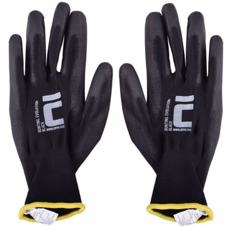 detail Rukavice ČERVA Bunting Evo Black - číslo 10 (bal/12pár)