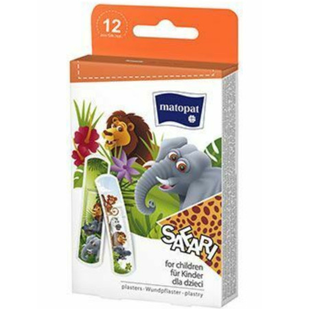 chi tiết Matopat náplast 12ks Safari Kids (18)
