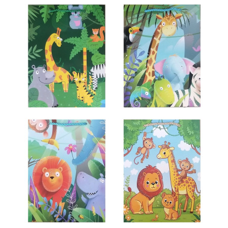 chi tiết Dárková taška 24x18x8,5cm Baby zvířata IMC-03056 (12ks/bal)