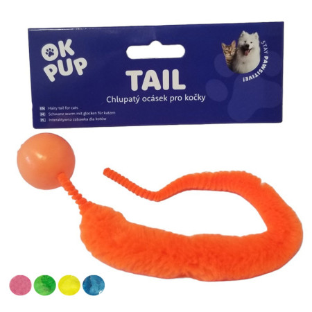 chi tiết OKPup hračka pro kočky Tail mix barev IMC-01452 (bal/12ks)