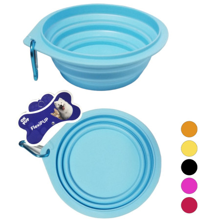 detail OKPup Miska pro psy silikonová skládácí S 12,5x5cm IMC-01388 (12)