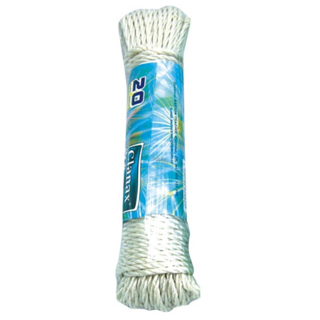 detail Šňůra na prádlo (Clanax) polyethylen 20m mix barev
