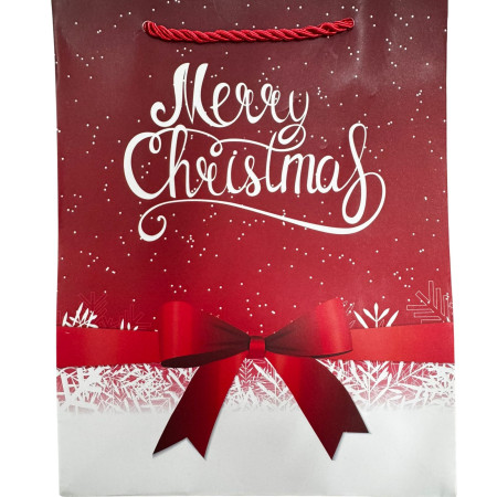 detail Dárková taška MERRY CHRISTMAS Size S 15x23x8,5cm KOD: 700336 (12)