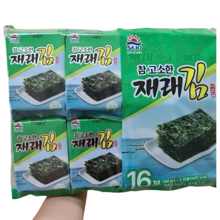 chi tiết Sajo mořské řasy 16g Original (Rong bien cuon) (16)