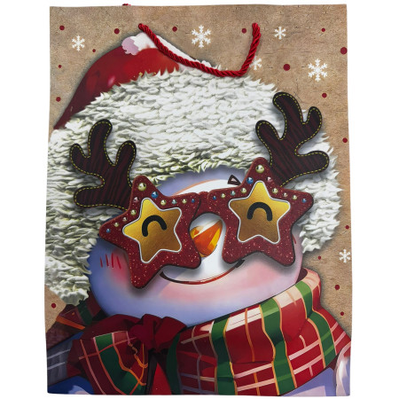 chi tiết Dárková taška MERRY CHRISTMAS Size M 25,5x33x10 KOD: 700621 (12)