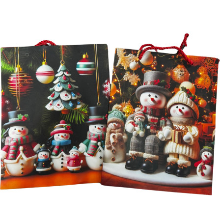 detail Dárková taška MERRY CHRISTMAS Size S 15x23x8,5cm KOD: 700435 (12)