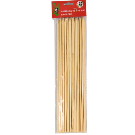 chi tiết Špejle bambus hrocené 25cm 80ks ITM-001892 (bal/12)