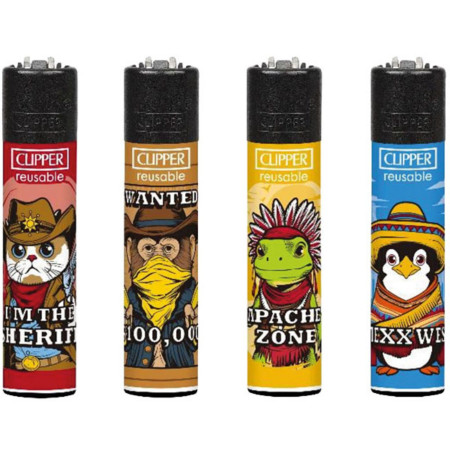 chi tiết Clipper plynové zapalovače Hollywood Animals 1 (24)