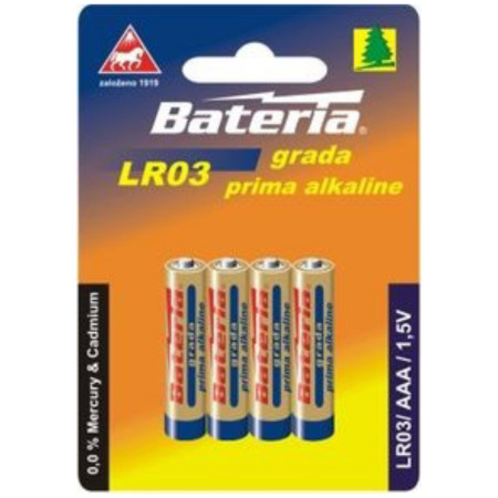 chi tiết Baterie alkalické LR03 Baterky 4ks (12)