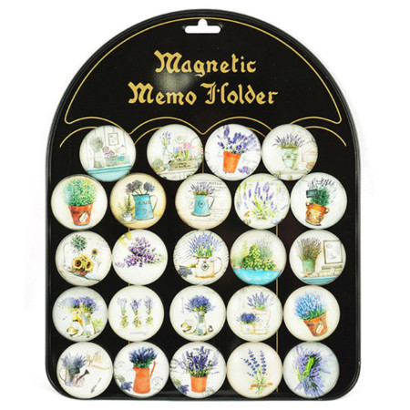 detail Magnetky - levandule 4cm ITM-021220 (24ks/bal)