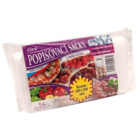 detail Petr Havíř Sáček mikroten k zamražování s popisem 20x30cm 50ks (kart/80ks)