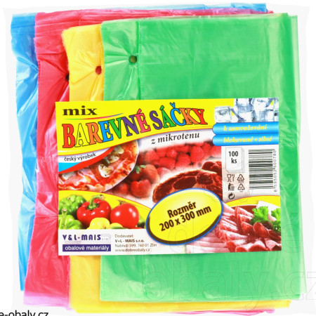 chi tiết Petr Havíř Sáček mikroten mix barva 20x30cm 100ks (kart/70ks)