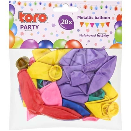 detail Toro Party Balónky Metal 20ks 23cm