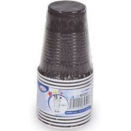 chi tiết Kelímek (coc nhua) kávový hnědý 15ks WIMEX - 0,18l